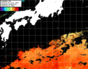 ひまわり人工衛星:黒潮域,01:59JST,1時間合成画像