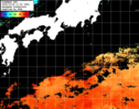 ひまわり人工衛星:黒潮域,02:59JST,1時間合成画像
