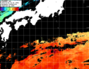 ひまわり人工衛星:黒潮域,08:59JST,1時間合成画像