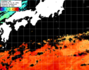 ひまわり人工衛星:黒潮域,10:59JST,1時間合成画像