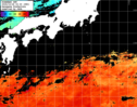 ひまわり人工衛星:黒潮域,12:59JST,1時間合成画像