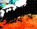 ひまわり人工衛星:黒潮域,14:59JST,1時間合成画像