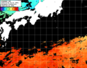 ひまわり人工衛星:黒潮域,17:59JST,1時間合成画像