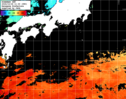 ひまわり人工衛星:黒潮域,20:59JST,1時間合成画像