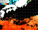 ひまわり人工衛星:黒潮域,23:59JST,1時間合成画像