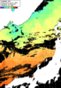 ひまわり人工衛星:日本海,11:59JST,1時間合成画像