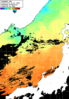 ひまわり人工衛星:日本海,15:59JST,1時間合成画像