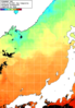 NOAA人工衛星画像:日本海, 1日合成画像(2024/10/26UTC)