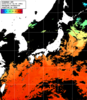 ひまわり人工衛星:日本全域,11:59JST,1時間合成画像