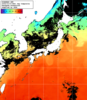 NOAA人工衛星画像:日本全域, 1日合成画像(2024/10/27UTC)