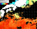 ひまわり人工衛星:黒潮域,05:59JST,1時間合成画像