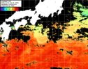 ひまわり人工衛星:黒潮域,14:59JST,1時間合成画像