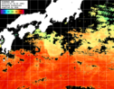 ひまわり人工衛星:黒潮域,15:59JST,1時間合成画像