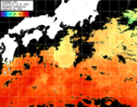 ひまわり人工衛星:黒潮域,21:59JST,1時間合成画像