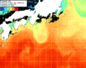 NOAA人工衛星画像:黒潮域, 1日合成画像(2024/10/27UTC)