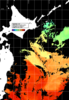 ひまわり人工衛星:親潮域,11:59JST,1時間合成画像