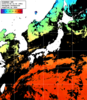 ひまわり人工衛星:日本全域,19:59JST,1時間合成画像
