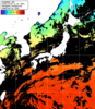 ひまわり人工衛星:日本全域,20:59JST,1時間合成画像