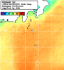 NOAA人工衛星画像:神奈川県近海, 1週間合成画像(2024/10/22～2024/10/28UTC)