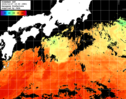 ひまわり人工衛星:黒潮域,00:59JST,1時間合成画像