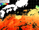 ひまわり人工衛星:黒潮域,06:59JST,1時間合成画像