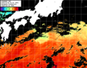 ひまわり人工衛星:黒潮域,09:59JST,1時間合成画像
