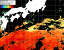 ひまわり人工衛星:黒潮域,11:59JST,1時間合成画像