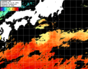 ひまわり人工衛星:黒潮域,21:59JST,1時間合成画像
