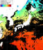 ひまわり人工衛星:日本全域,09:59JST,1時間合成画像