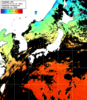 ひまわり人工衛星:日本全域,10:59JST,1時間合成画像