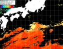 ひまわり人工衛星:黒潮域,00:59JST,1時間合成画像