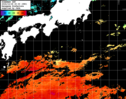 ひまわり人工衛星:黒潮域,05:59JST,1時間合成画像