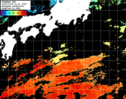 ひまわり人工衛星:黒潮域,07:59JST,1時間合成画像