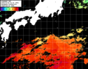 ひまわり人工衛星:黒潮域,11:59JST,1時間合成画像