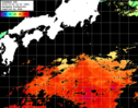 ひまわり人工衛星:黒潮域,12:59JST,1時間合成画像