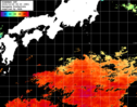 ひまわり人工衛星:黒潮域,14:59JST,1時間合成画像