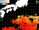 ひまわり人工衛星:黒潮域,15:59JST,1時間合成画像