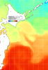 NOAA人工衛星画像:親潮域, 1週間合成画像(2024/10/23～2024/10/29UTC)