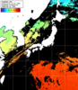 ひまわり人工衛星:日本全域,00:59JST,1時間合成画像