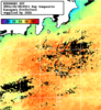 NOAA人工衛星画像:神奈川県近海, 1日合成画像(2024/10/30UTC)