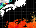 ひまわり人工衛星:黒潮域,01:59JST,1時間合成画像