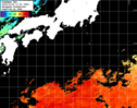 ひまわり人工衛星:黒潮域,02:59JST,1時間合成画像