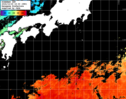 ひまわり人工衛星:黒潮域,03:59JST,1時間合成画像