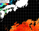 ひまわり人工衛星:黒潮域,05:59JST,1時間合成画像