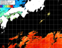 ひまわり人工衛星:黒潮域,08:59JST,1時間合成画像