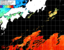 ひまわり人工衛星:黒潮域,09:59JST,1時間合成画像