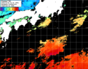ひまわり人工衛星:黒潮域,11:59JST,1時間合成画像