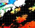 ひまわり人工衛星:黒潮域,12:59JST,1時間合成画像