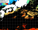 ひまわり人工衛星:黒潮域,18:59JST,1時間合成画像