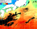 NOAA人工衛星画像:黒潮域, 1日合成画像(2024/10/30UTC)